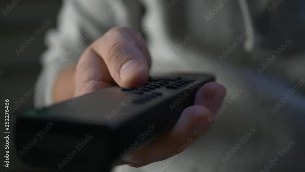 Switching TV channels on remote control Switching TV channels on remote control