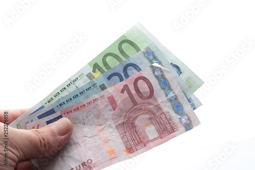 American Dollar and Euro Banknotes