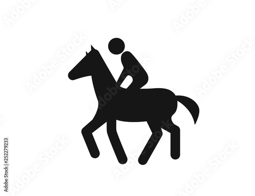 Horse Riding. Horse Riding glyph icon vector on white background. Flat vector horse riding icon symbol sign for mobile concept and web apps design.