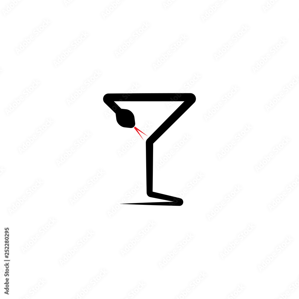 snake poison glass pharmacy icon logo snake poison glass pharmacy icon logo