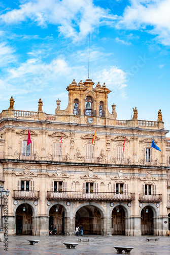  Town Hall .of the city of Salamanca, Unesco photo
