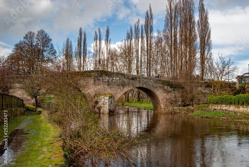 Wallpaper Mural medieval bridge in Allariz, Orense, Galicia, Spain Torontodigital.ca