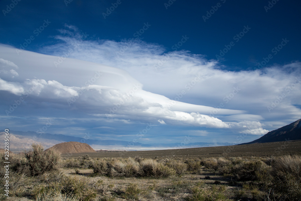 Wild cloud formations in the Alabama Hills