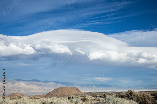 Cloud formations in the Alabama Hills