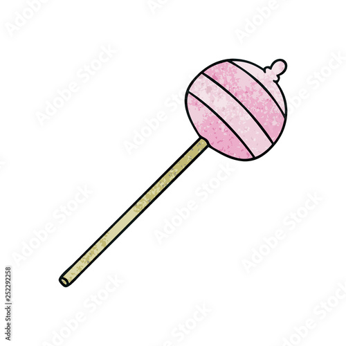 quirky hand drawn cartoon lolipop