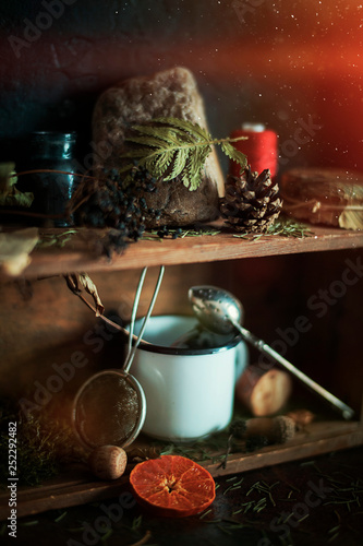 still life Cup village