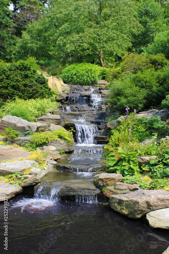 Fototapeta Naklejka Na Ścianę i Meble -  waterfall in rock garden