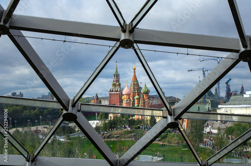 kremlin and saint basil's cathedral in moscow