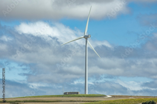 molinos eolicos energia renovable campos de españa photo
