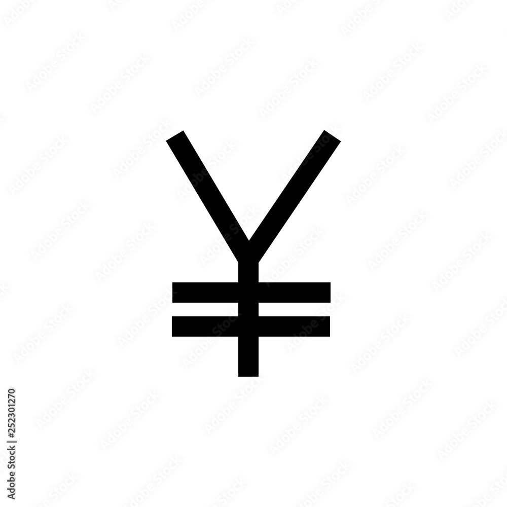 Fototapeta premium Yen currency symbol