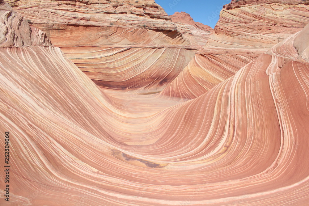 Fototapeta premium Hiking the wave - Arizona