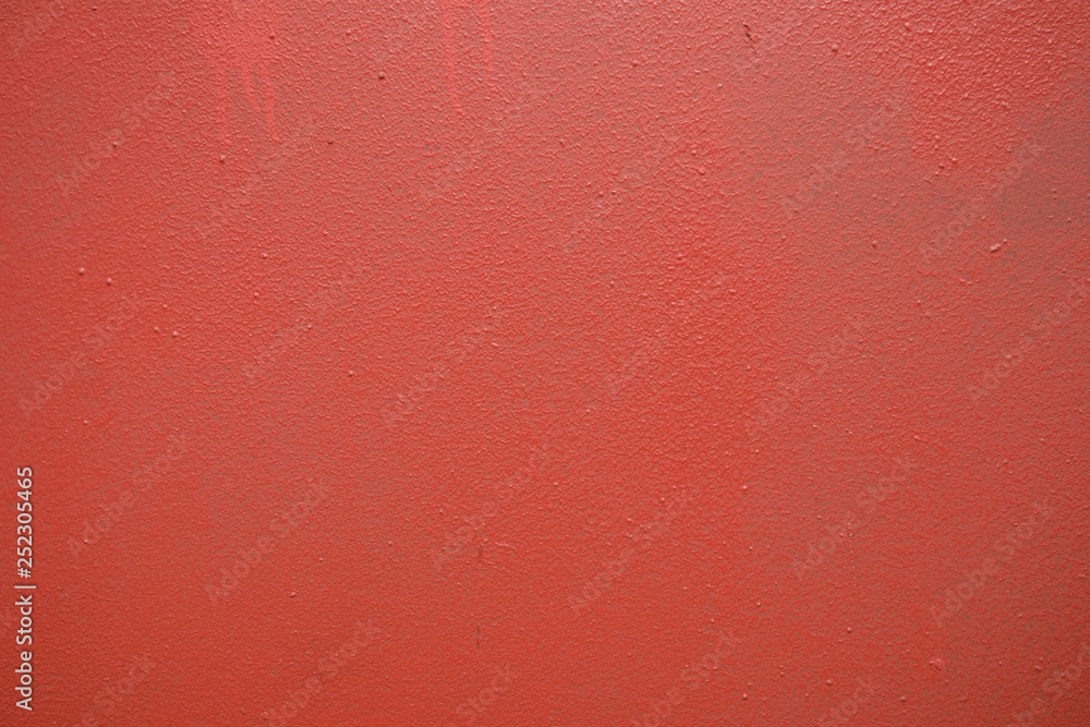 Fototapeta premium Red metal texture with scratches and cracks