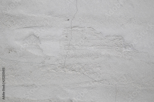 Wallpaper Mural White wall fragment with scratches and cracks  Torontodigital.ca