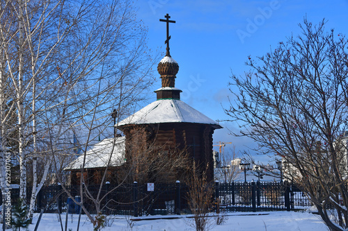 Russia, Yekaterinburg. Chapel in honor of the nuns of the Grand Duchess Elizabeth and the Nun Barbara photo