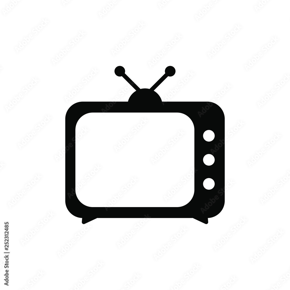 tv icon, display symbol. vector. tv icon, display symbol. vector.