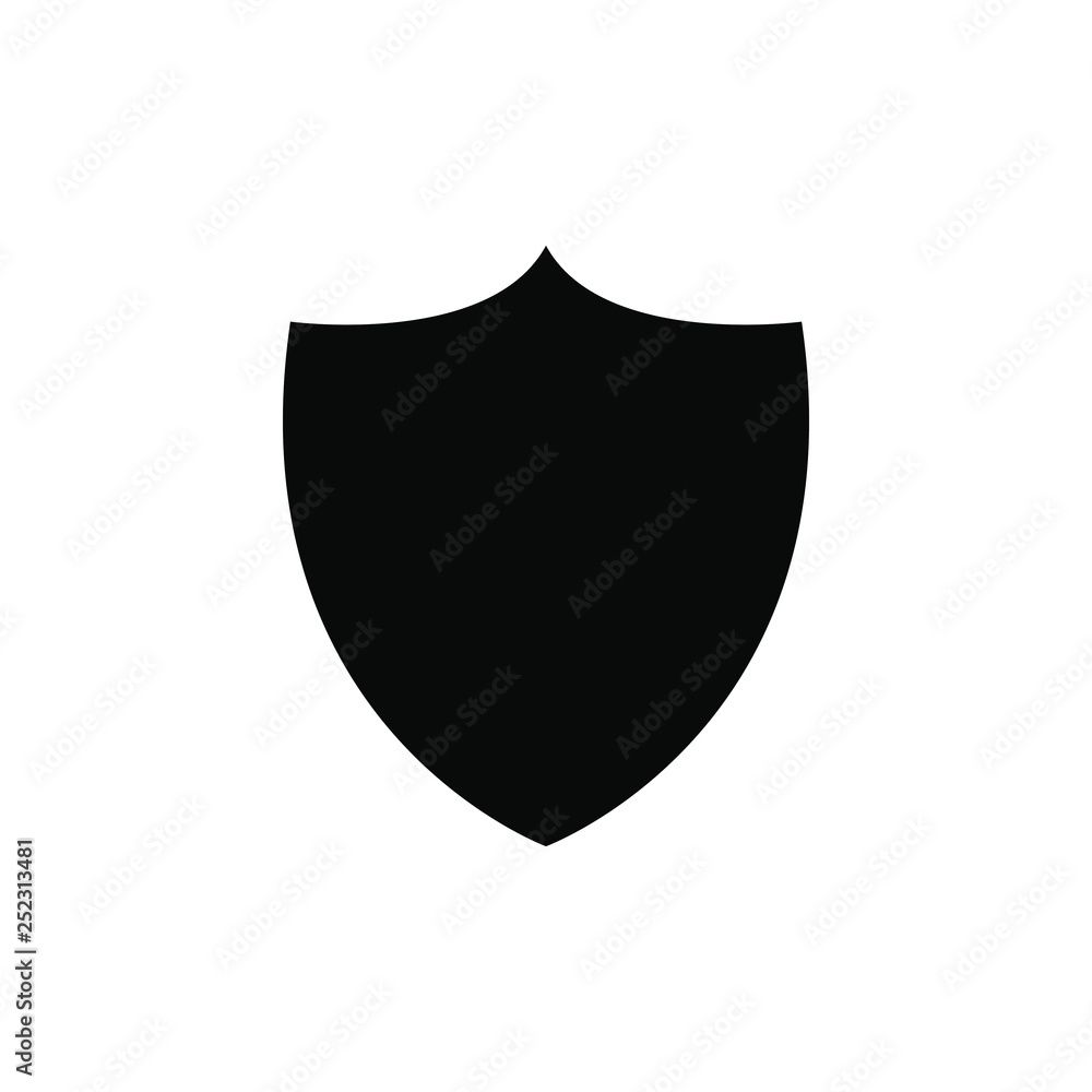 shield isolated on white background shield isolated on white background