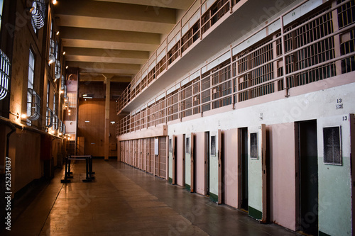 Inside Empty Alcatraz Cell Block