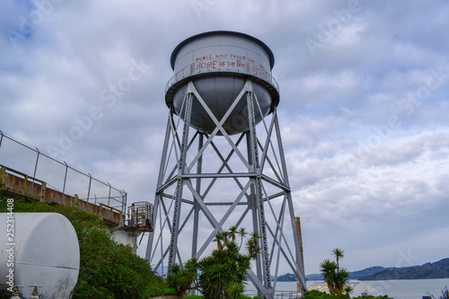Water Tower on Alcatraz Island