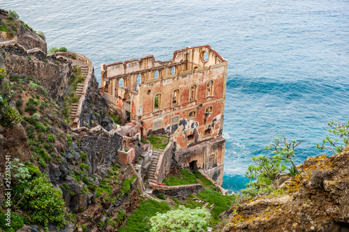 Old ruin at the coastline of Tenerife photo