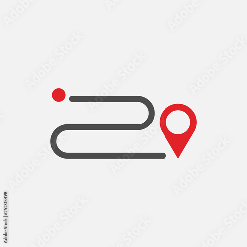 We moved icon. Moving office sign. isolated on white background. Vector illustration.