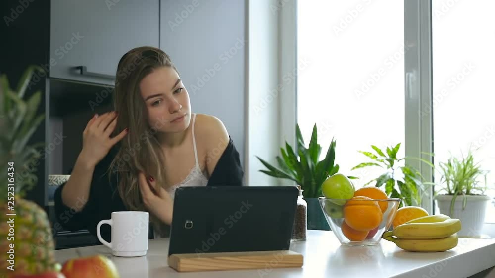 Unhappy woman read bad news at the smartphone. Unhappy woman read bad news at the smartphone.