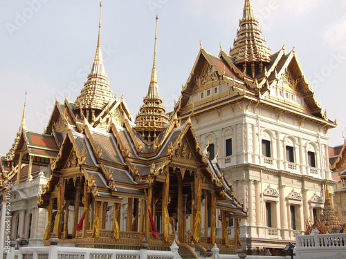 Photography The Grand Palace in Bangkok of Thailand