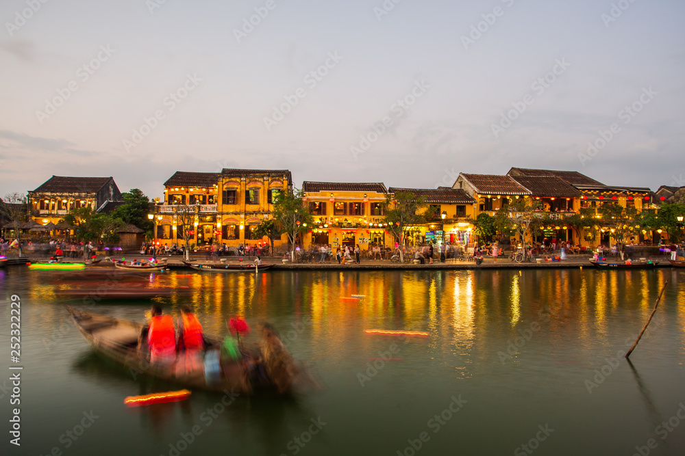 View on the Old Town of Hoi An. Vietnam. Unesco World Heritage Site.
