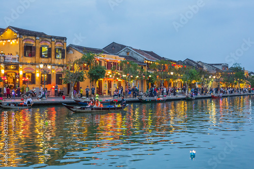 View on the Old Town of Hoi An. Vietnam. Unesco World Heritage Site. photo
