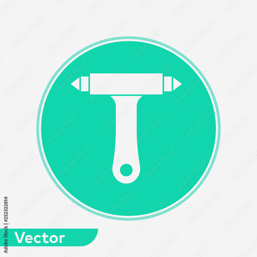 Emergency hammer vector icon sign symbol Emergency hammer vector icon sign symbol