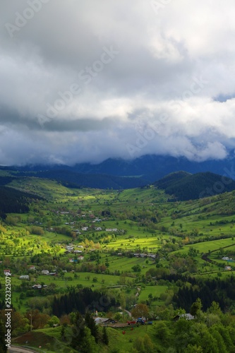 green village views. savsat/artvin/turkey