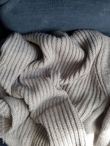 Gray wool texture