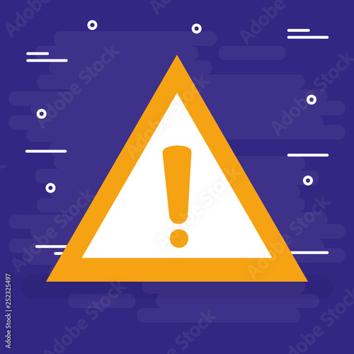 alert symbol isolated icon
