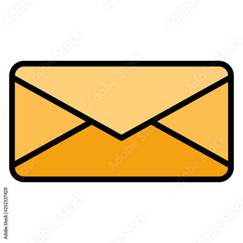 envelope mail isolated icon