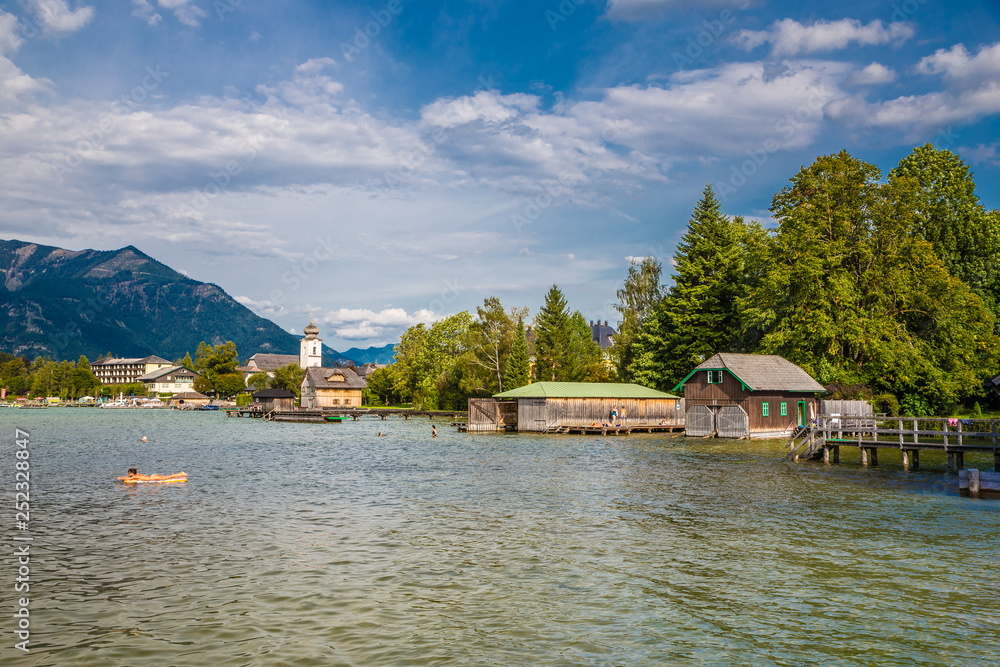 Strobl am Wolfgangsee, Salzkammergut, Austria Strobl am Wolfgangsee, Salzkammergut, Austria