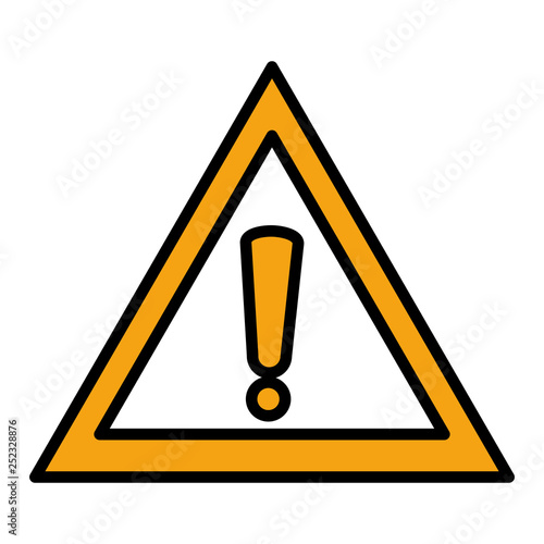 alert symbol isolated icon