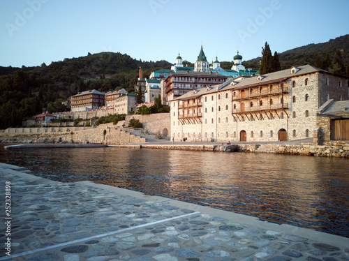 MOUNT ATHOS St. PANTELEIMON'S (RUSSIAN) MONASTERY photo