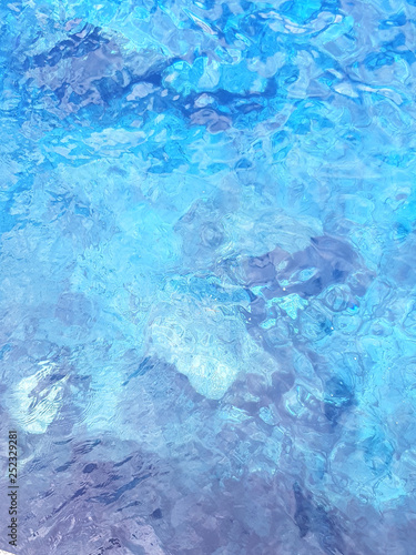 blue texture of ice