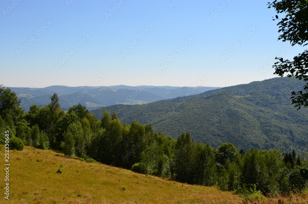 Naklejka premium Mountain landscape.