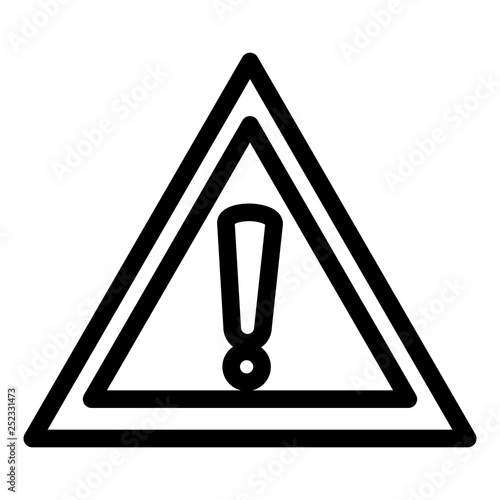 alert symbol isolated icon