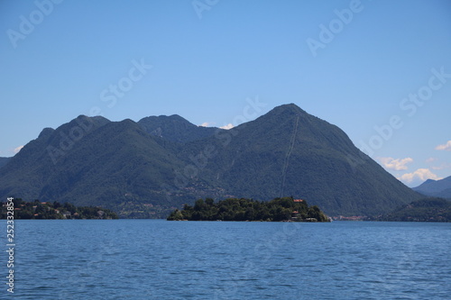Sasso del Ferro and Isola Madre at Lake Maggiore, Piedmont Italy