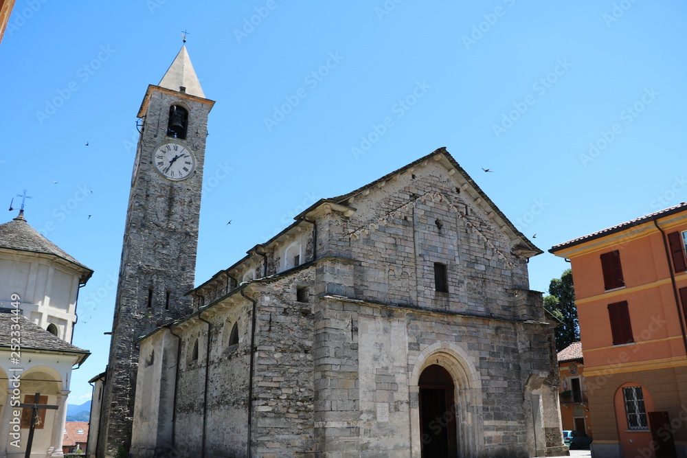 Chiesa dei Santi Gervaso and Protaso in Baveno on Lake Maggiore, Italy
