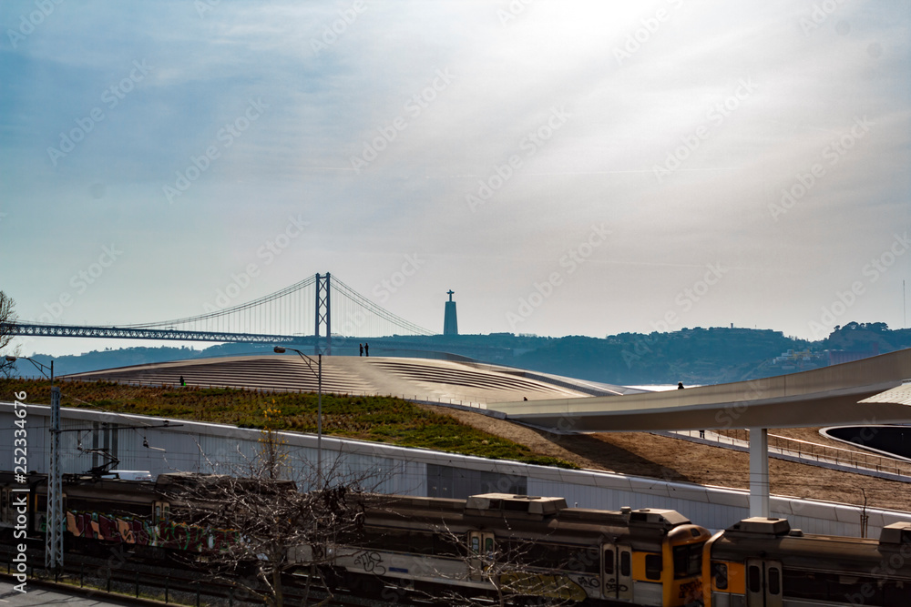 Lisbon, Portugal - Circa, February 2019: Lisbon urban view