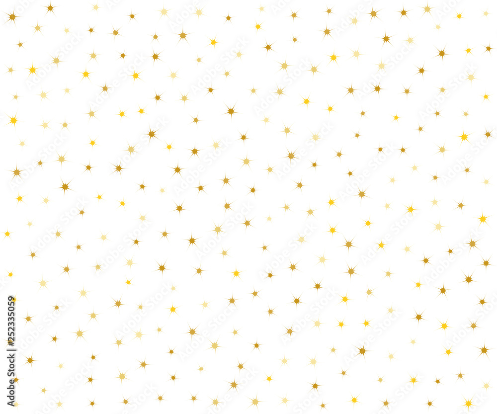 Golden Stars Confetti Banner Golden Stars Confetti Banner