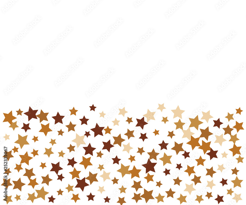 Golden Stars Confetti Banner Golden Stars Confetti Banner