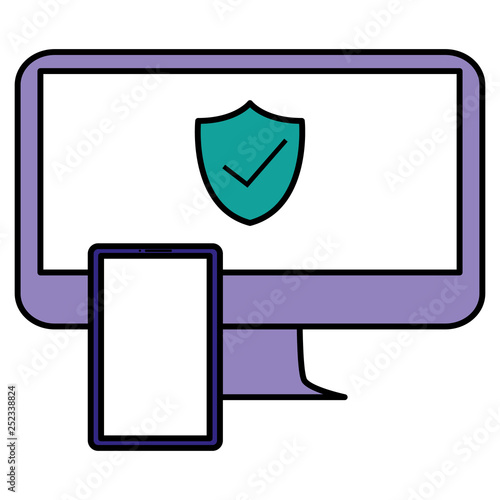 computer desktop with smartphone Free Download computer desktop with smartphone - GFXLoad