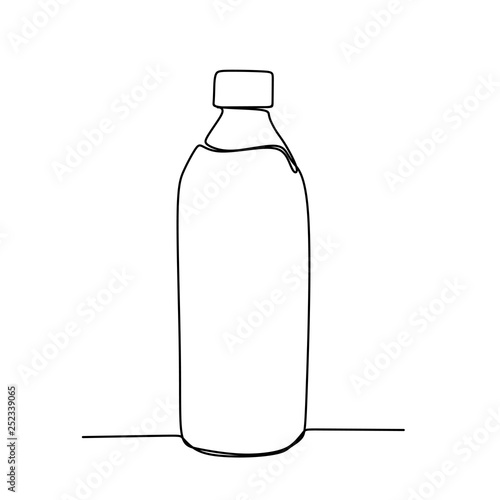 One line drawing of a minim...