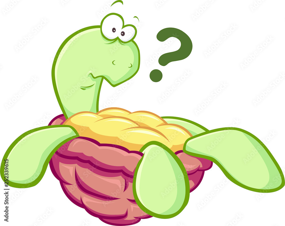 Naklejka premium Jabuti Dúvidoso