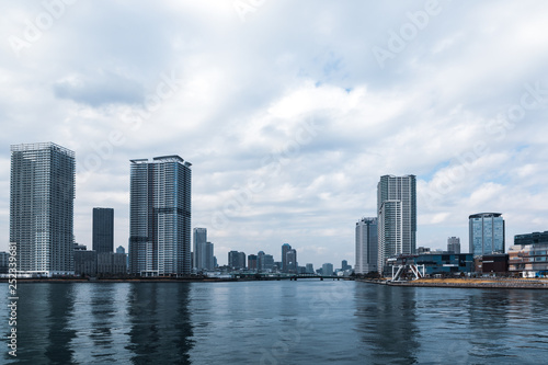 (東京都ｰ都市風景)豊洲運河の景観５