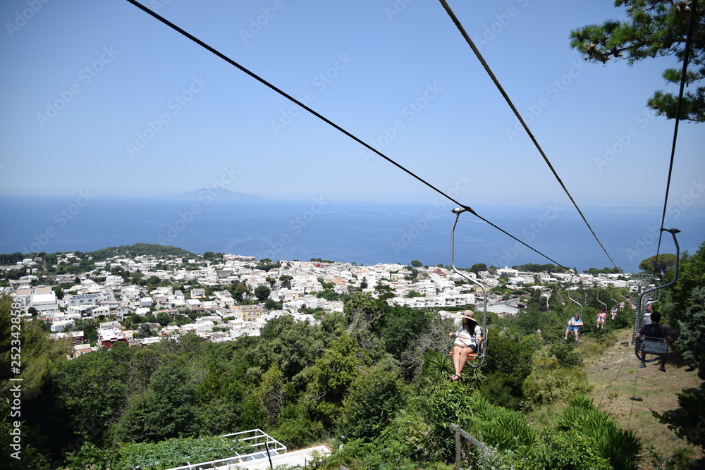 Capri Cable Car Lift Views