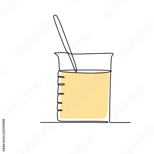 Continuous line drawing of ...